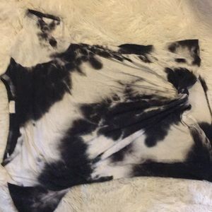 NWOT Caution To The Wind Tye Dye Knot Shirt Short Sleeve Blouse